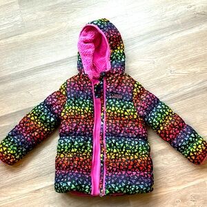 Beautiful cozy girl colorful Skechers Jacket!